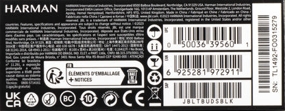 JBL Tune Buds Bluetooth Handsfree, TWS, ANC, Multipoint, Black JBLTBUDSBLK