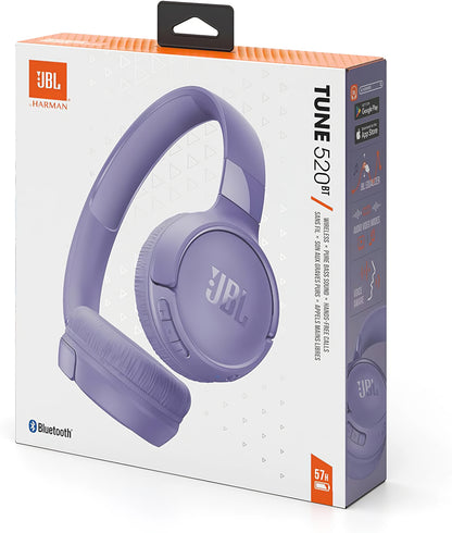 Handsfree Bluetooth JBL Tune 520BT, MultiPoint, A2DP, fialové JBLT520BTPUR