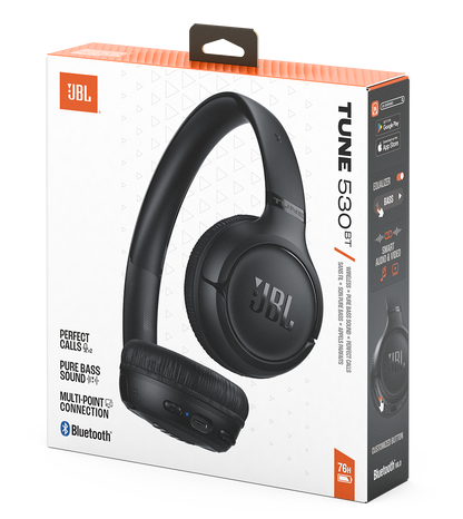 Handsfree Bluetooth JBL Tune 530BT, MultiPoint, A2DP, Čierna