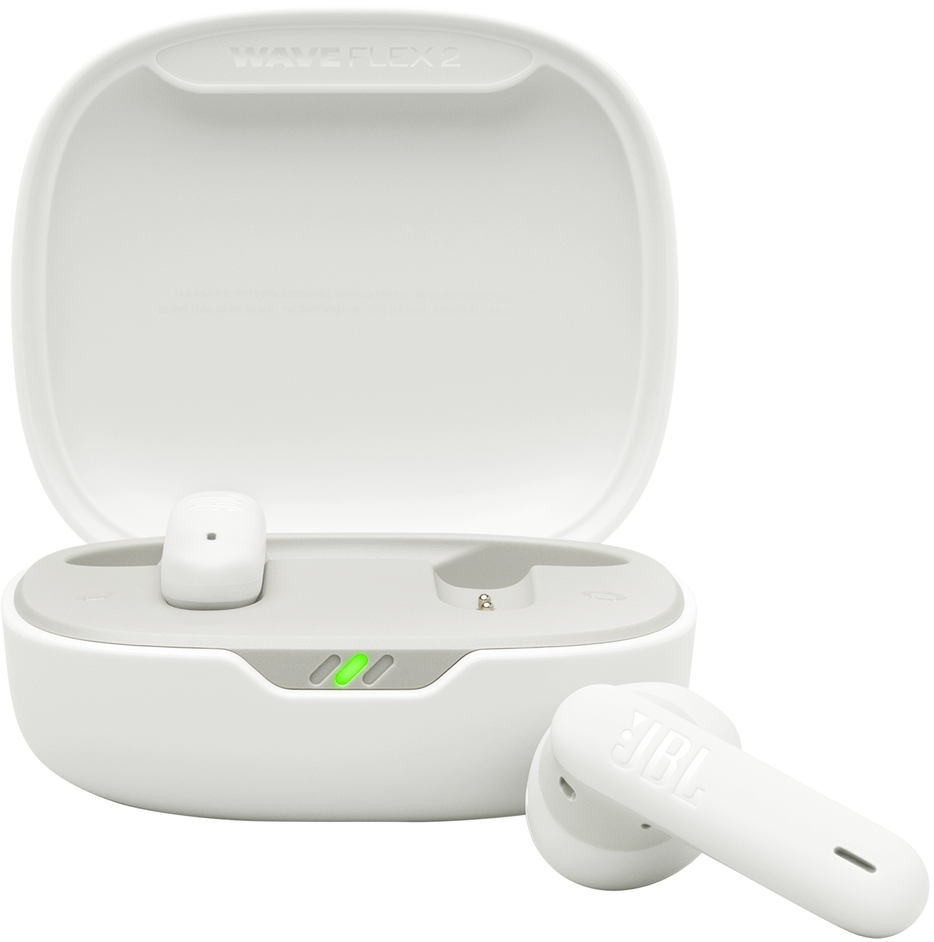 Handsfree Bluetooth JBL Wave Flex 2, TWS, ANC, MultiPoint, Biela JBLWFLEX2WHT