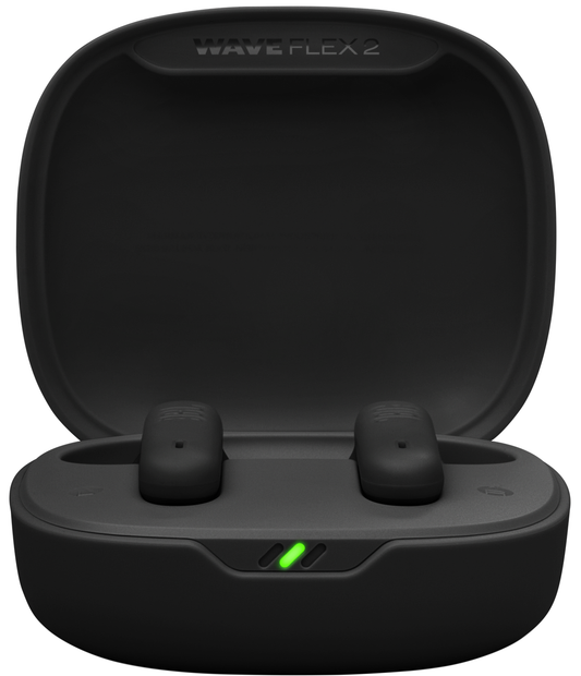 Handsfree Bluetooth JBL Wave Flex 2, TWS, ANC, MultiPoint, Čierna JBLWFLEX2BLK