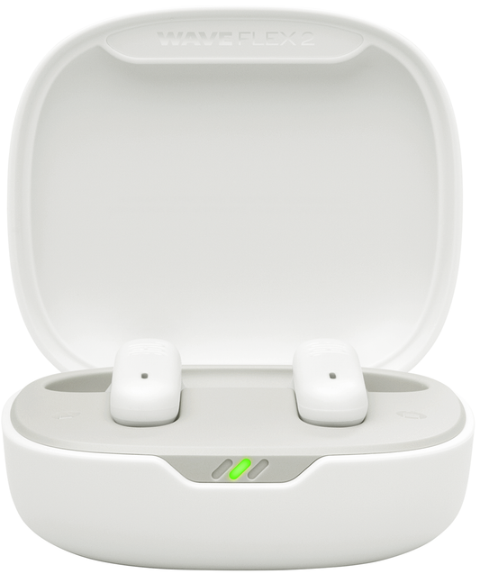 Handsfree Bluetooth JBL Wave Flex 2, TWS, ANC, MultiPoint, Biela JBLWFLEX2WHT