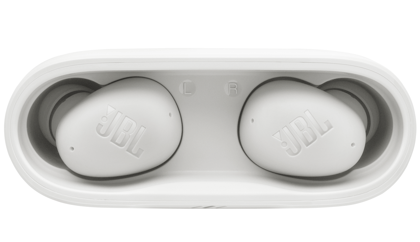 Handsfree Bluetooth JBL Wave Buds 2, TWS, ANC, MultiPoint, Biely JBLWBUDS2WHT