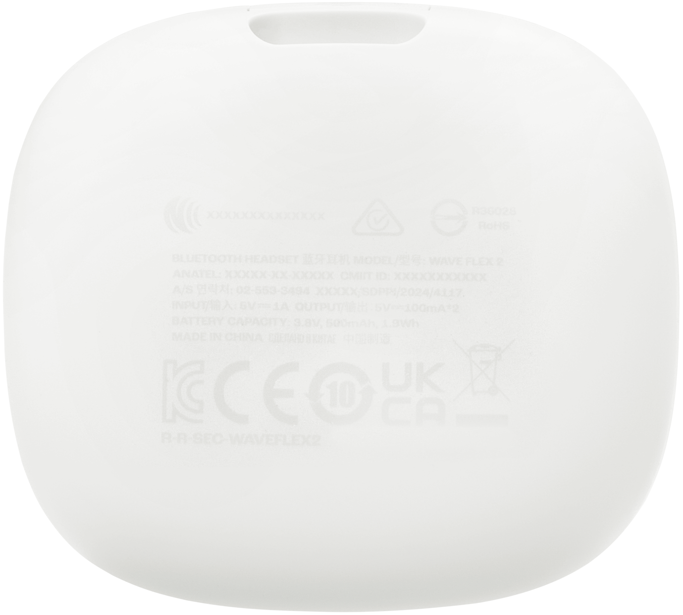 Handsfree Bluetooth JBL Wave Flex 2, TWS, ANC, MultiPoint, Biela JBLWFLEX2WHT