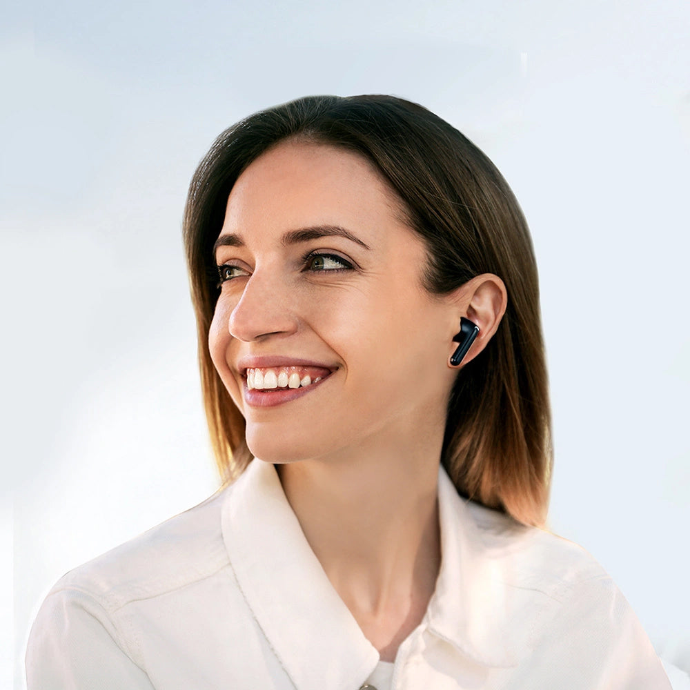 Handsfree Bluetooth Joyroom Funpods JR-FB1, TWS, ANC, Čierna