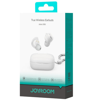 Handsfree Bluetooth Joyroom Jdots JR-DB3, TWS, Biela