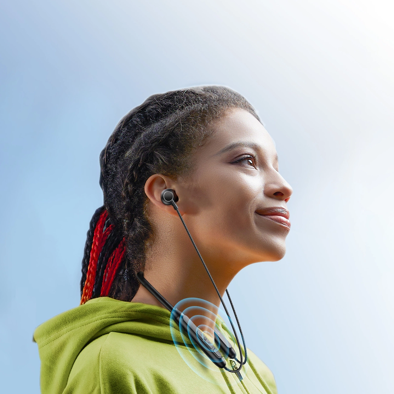 Bluetooth handsfree Joyroom JR-D8, A2DP, čierny