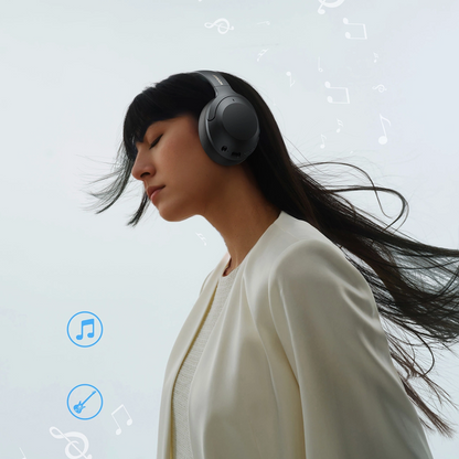 Handsfree Bluetooth Joyroom JR-JH2, A2DP, ANC, Čierna