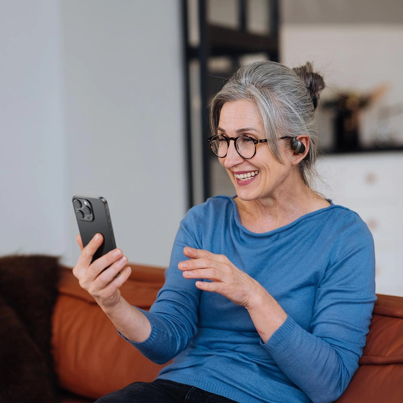 Handsfree Bluetooth Joyroom Open Ear JR-OE4, TWS, Čierna