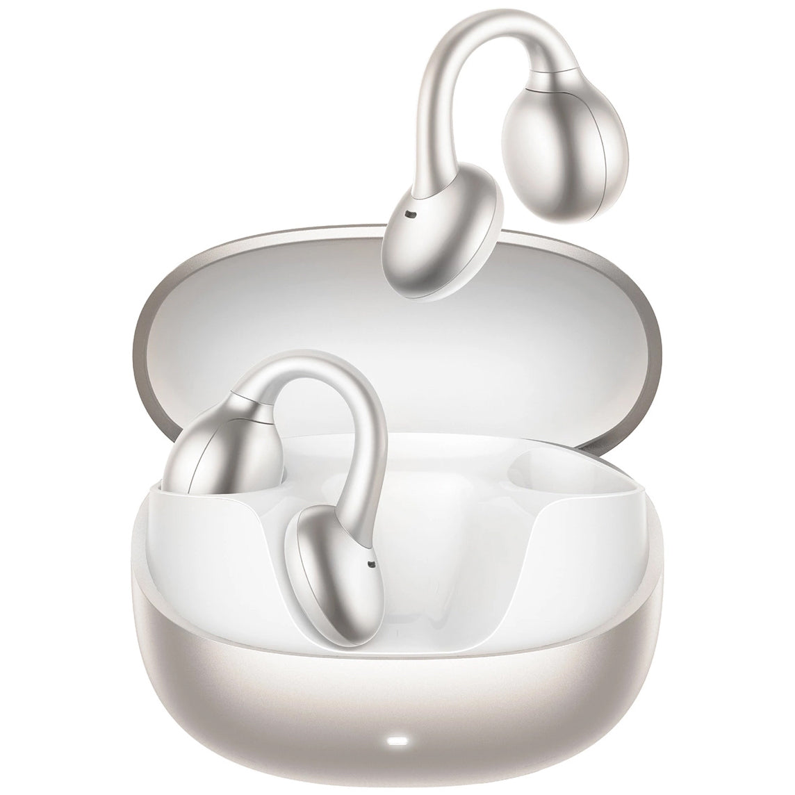 Handsfree Bluetooth Joyroom Openfree JR-OE3, TWS, Strieborný
