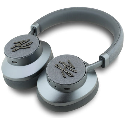 Handsfree Bluetooth Karl Lagerfeld Grained Initials, A2DP, ANC, Sivá