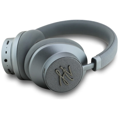 Handsfree Bluetooth Karl Lagerfeld Grained Initials, A2DP, ANC, Sivá