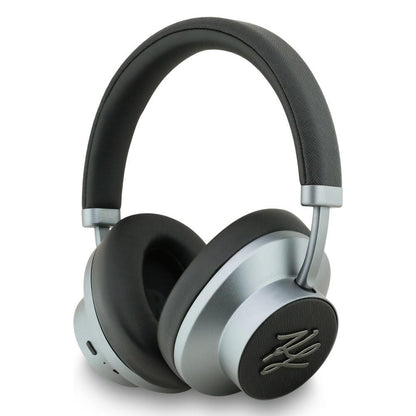 Handsfree Bluetooth Karl Lagerfeld Grained Initials, A2DP, ANC, Čierna