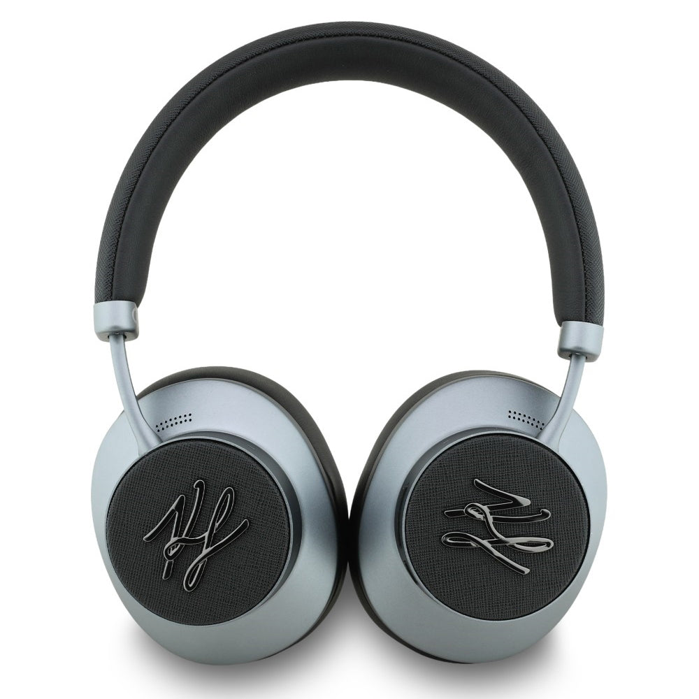 Handsfree Bluetooth Karl Lagerfeld Grained Initials, A2DP, ANC, Čierna