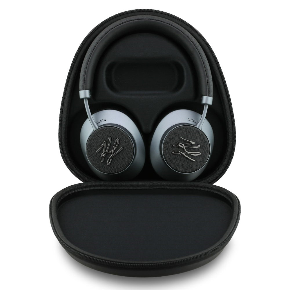 Handsfree Bluetooth Karl Lagerfeld Grained Initials, A2DP, ANC, Čierna