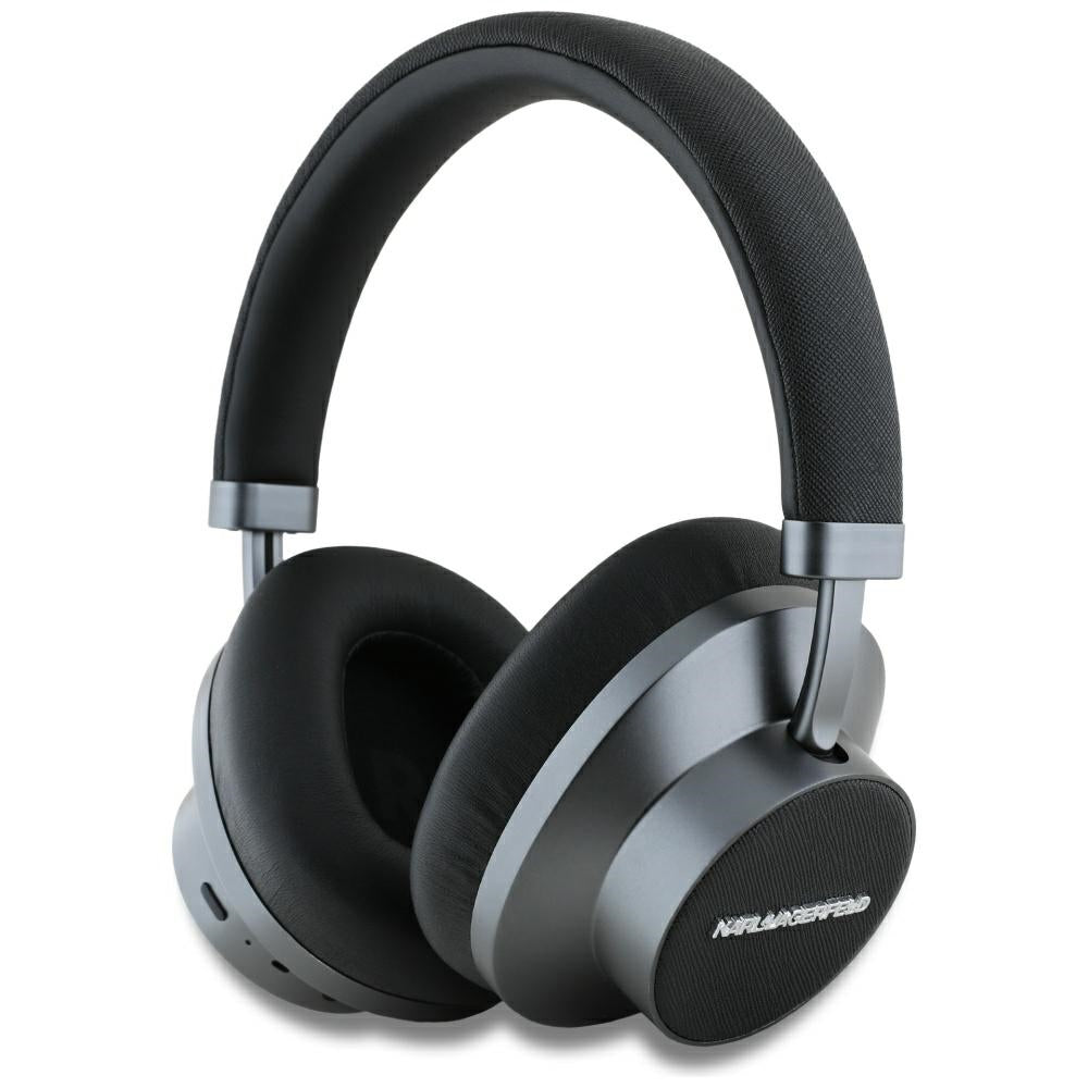 Handsfree Bluetooth Karl Lagerfeld Saffiano Elongated, A2DP, ANC, Čierna