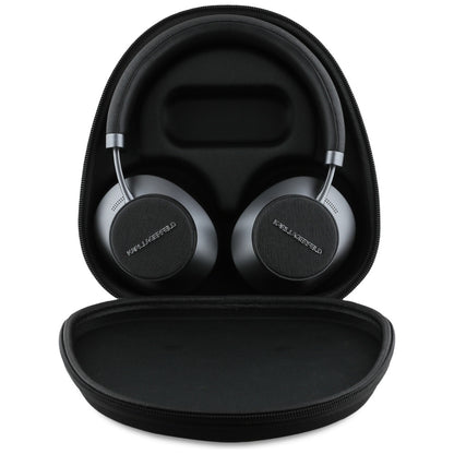 Handsfree Bluetooth Karl Lagerfeld Saffiano Elongated, A2DP, ANC, Čierna