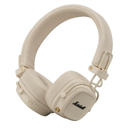 Handsfree Bluetooth Marshall Major V, A2DP, Krémová, Znovu zabalené