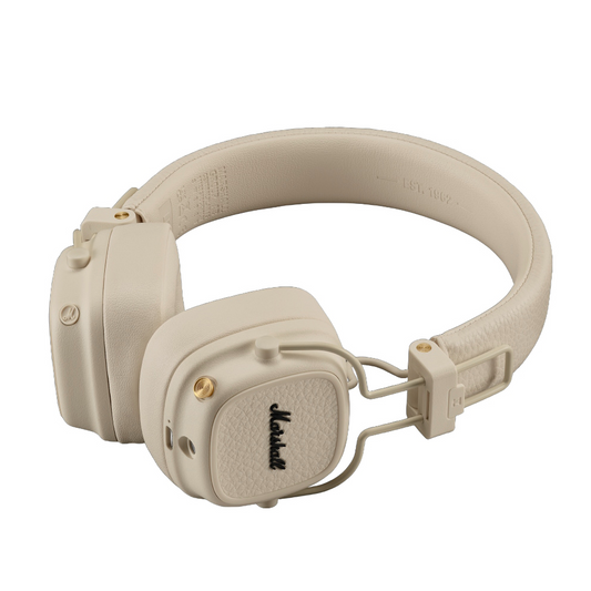 Handsfree Bluetooth Marshall Major V, A2DP, Krémová, Znovu zabalené