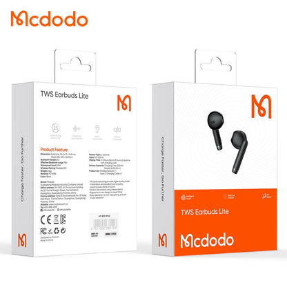 Handsfree Bluetooth McDodo HP-8031 B01, TWS, Čierna