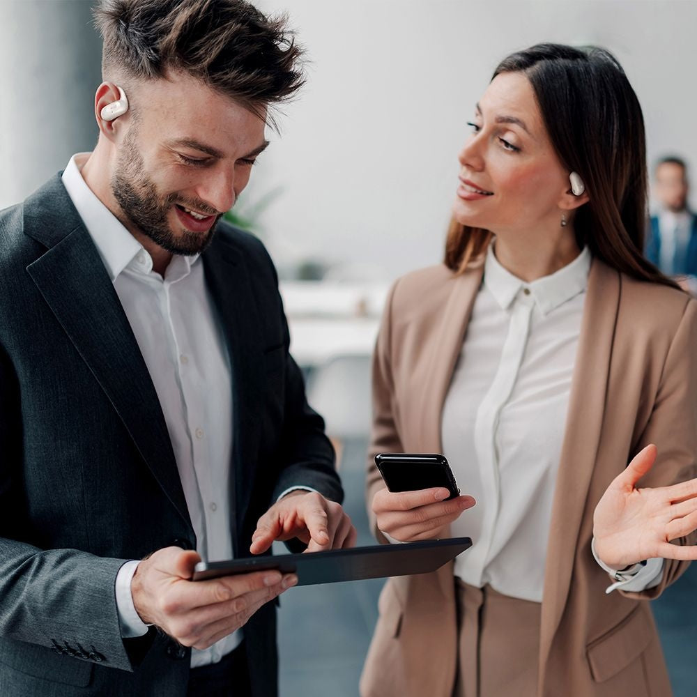 Handsfree Bluetooth McDodo HP-8051 Air O2, TWS, Béžová