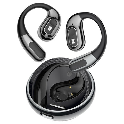 Handsfree Bluetooth Monster AC330 AI Preklad, TWS, Čierna