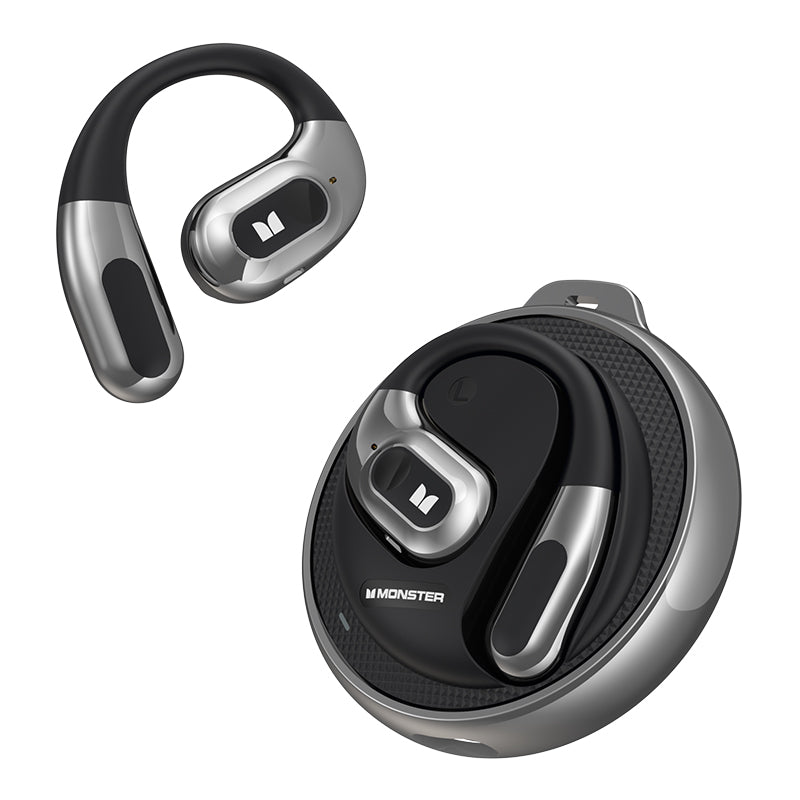 Handsfree Bluetooth Monster AC330 AI Preklad, TWS, Čierna