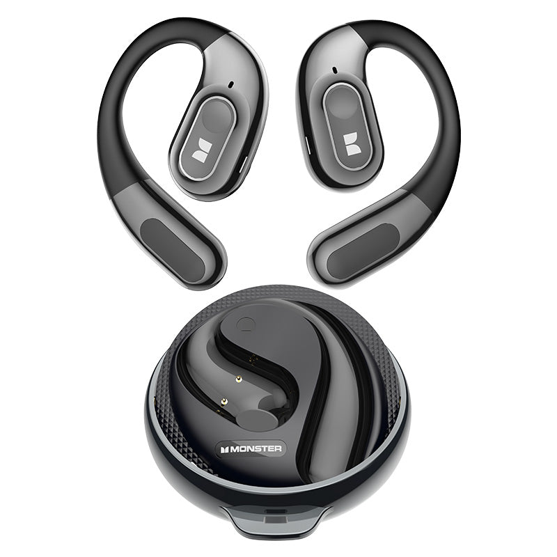 Handsfree Bluetooth Monster AC330 AI Preklad, TWS, Čierna