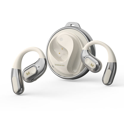 Handsfree Bluetooth Monster AC330 AI Translation, TWS, White