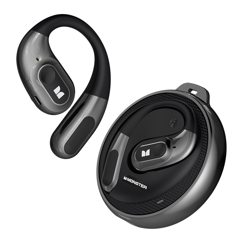 Handsfree Bluetooth Monster AC330 AI Preklad, TWS, Čierna