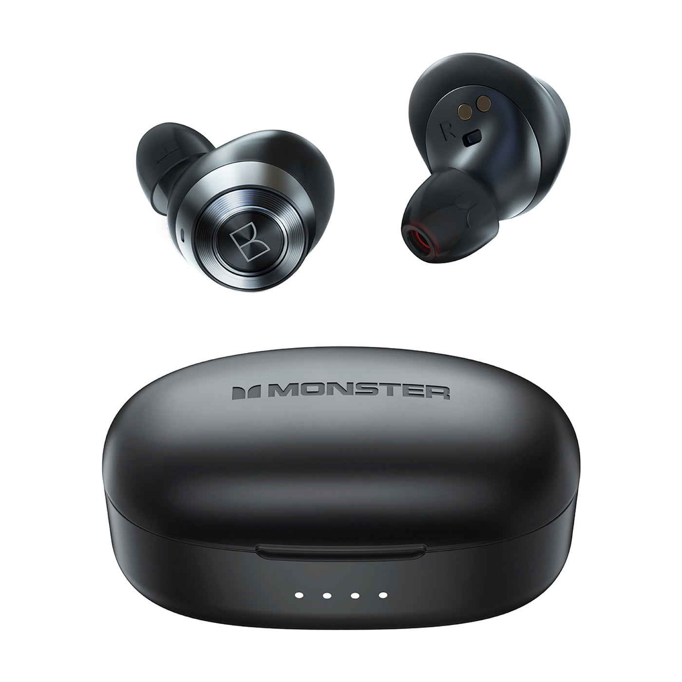 Handsfree Bluetooth Monster Achieve 100 AirLinks, TWS, Čierna