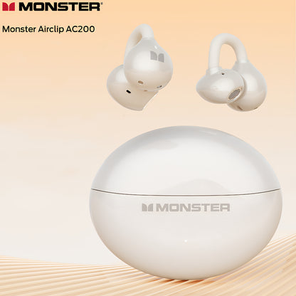 Handsfree Bluetooth Monster AirClip AC200, TWS, Svetlo krémová