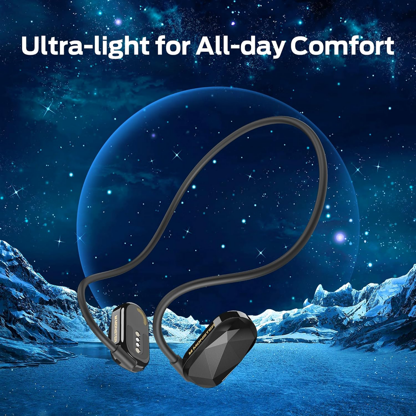 Handsfree Bluetooth Monster Aria Free, A2DP, Čierna