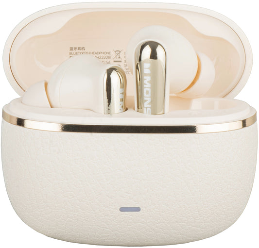 Bluetooth Handsfree Monster Clarity 200, TWS, ANC, Light Cream