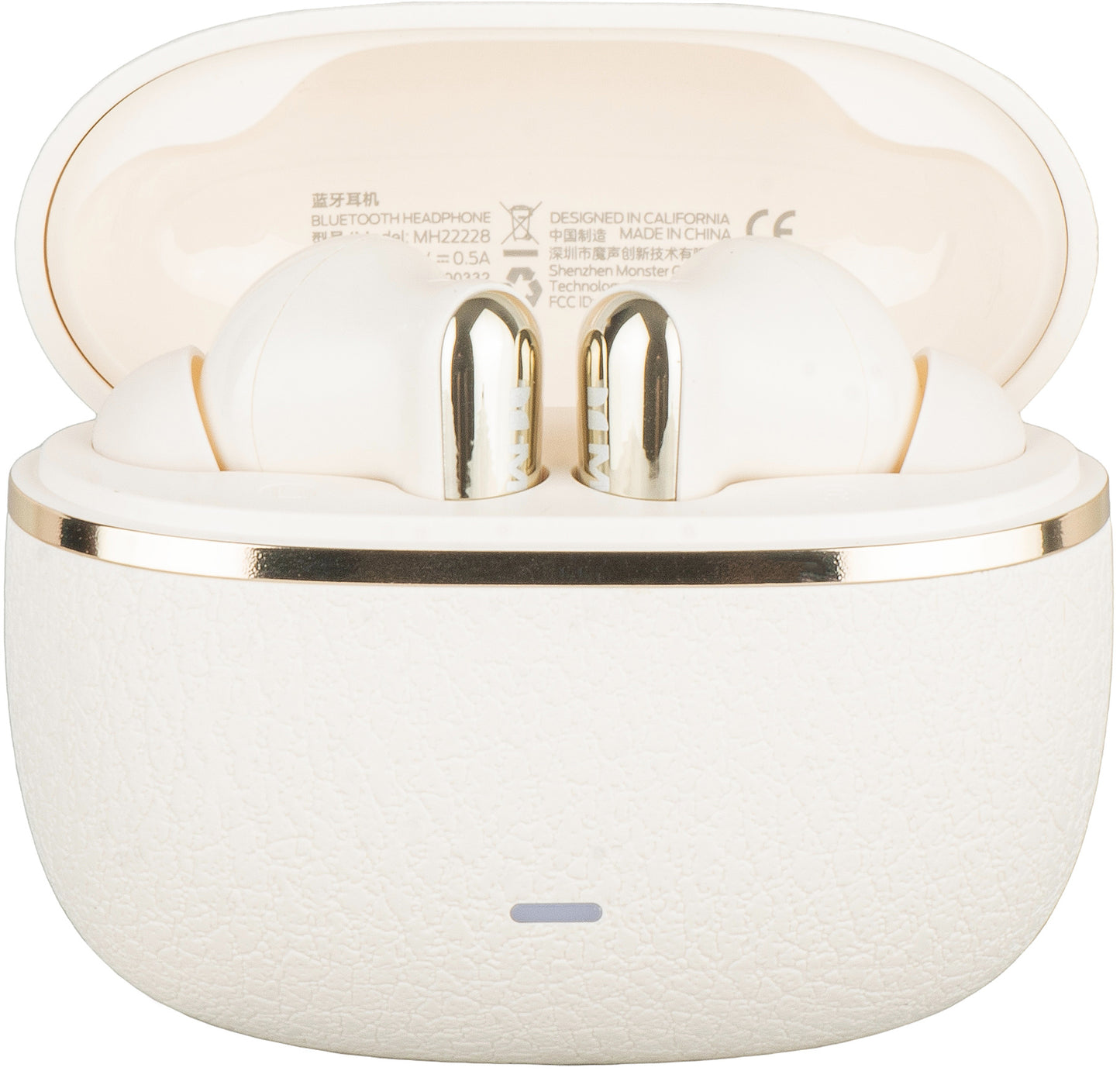 Handsfree Bluetooth Monster Clarity 200, TWS, ANC, Svetlo krémová