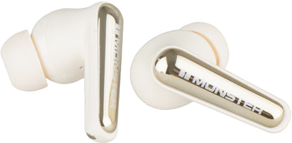 Handsfree Bluetooth Monster Clarity 200, TWS, ANC, Svetlo krémová