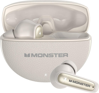 Handsfree Bluetooth Monster N-Lite 310, TWS, Svetlo krémová