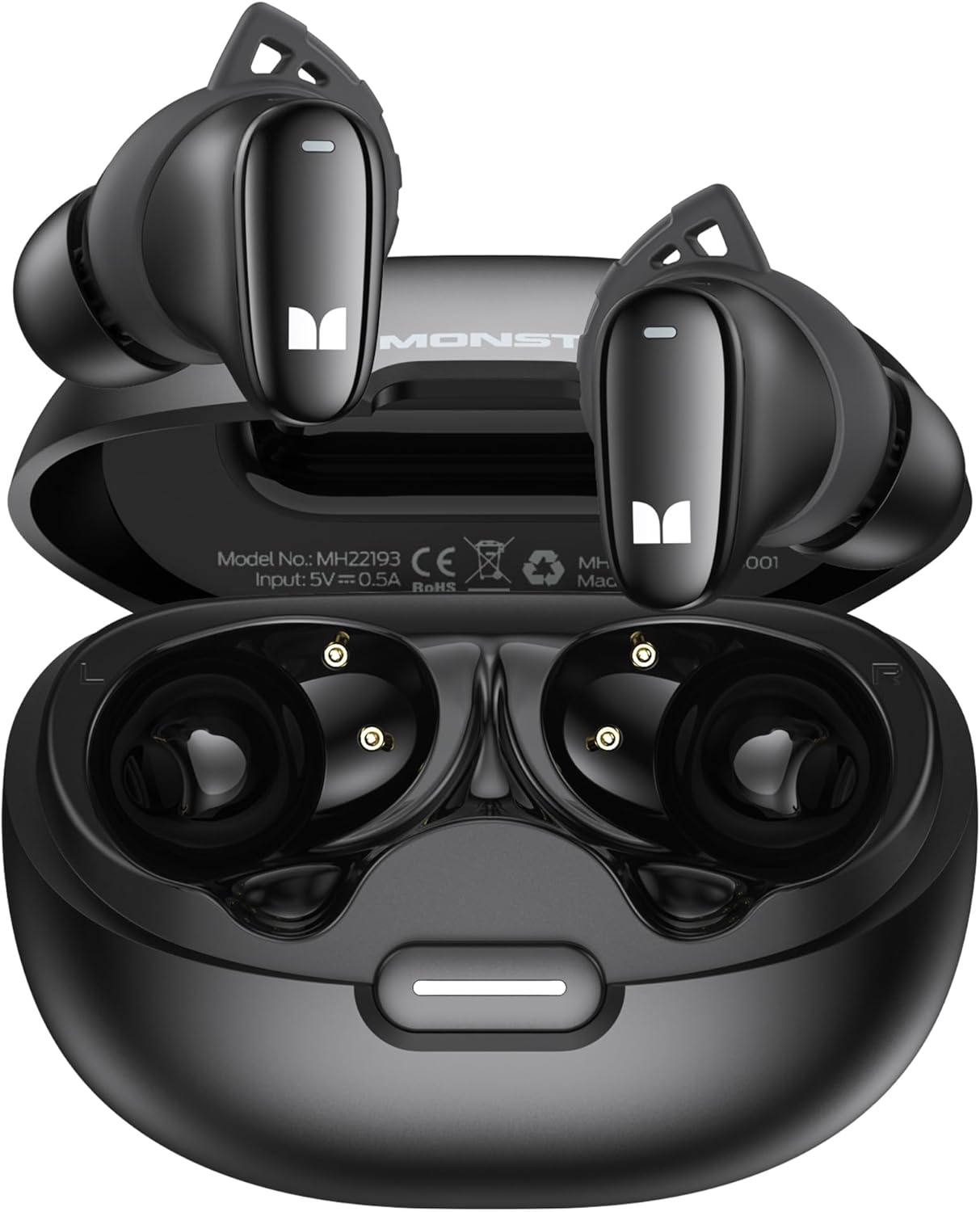 Handsfree Bluetooth Monster N-Lite 206, TWS, Čierna