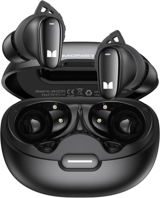 Handsfree Bluetooth Monster N-Lite 206, TWS, Čierna