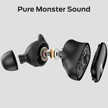 Handsfree Bluetooth Monster N-Lite 206, TWS, Čierna
