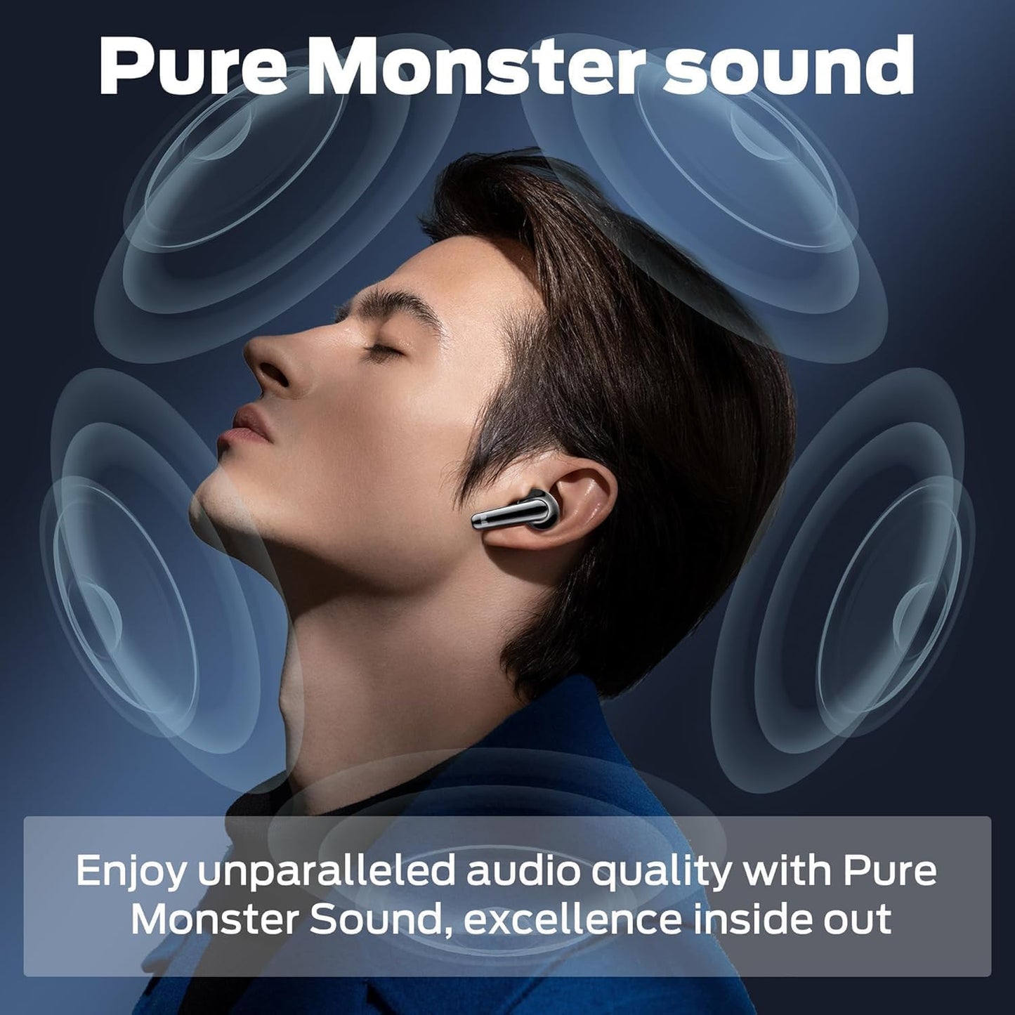 Bluetooth handsfree Monster N-Lite 203 AirLinks, TWS, čierna