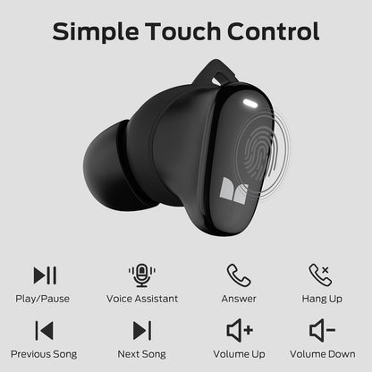 Handsfree Bluetooth Monster N-Lite 206, TWS, Čierna