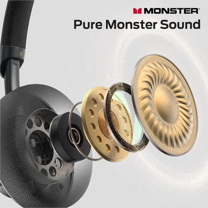 Handsfree Bluetooth Monster N-tune mini 02, A2DP, ANC, Čierna