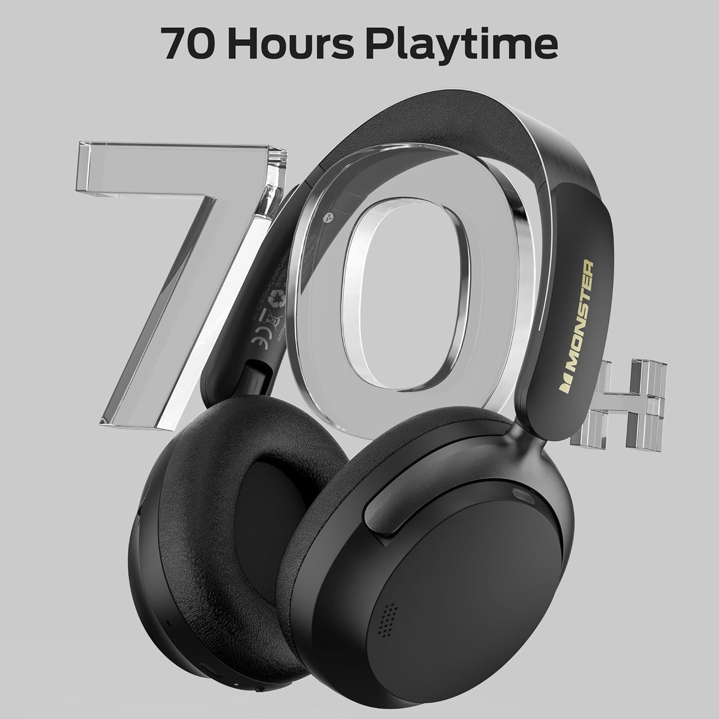 Handsfree Bluetooth Monster Persona 3rd, MultiPoint, A2DP, ANC, Čierna