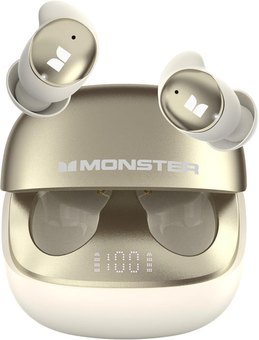 Handsfree Bluetooth Monster Sleep Ear200, TWS, ANC, Zlatá