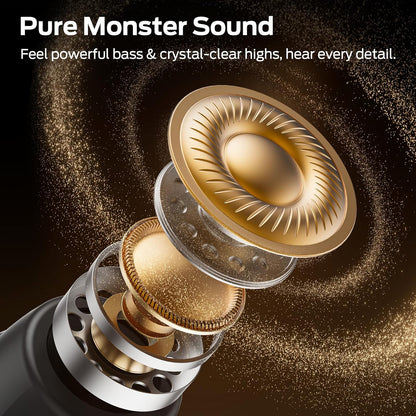 Handsfree Bluetooth Monster Sleep Ear100, TWS, Čierna