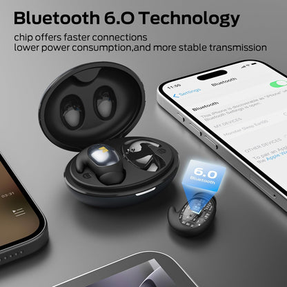 Handsfree Bluetooth Monster Sleep Ear100, TWS, Čierna