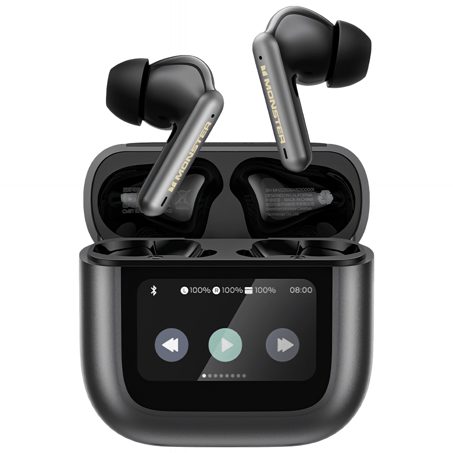 Handsfree Bluetooth Monster TH300, TWS, Čierna