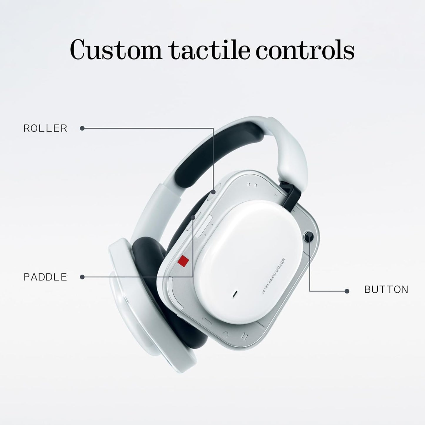 Handsfree Bluetooth Nothing Headphone (a), MultiPoint, A2DP, ANC, Čierna