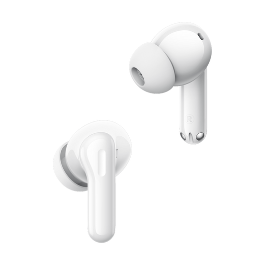 Handsfree Bluetooth Realme Buds T200, TWS, ANC, MultiPoint, Biela